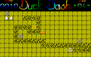 Duck Dash atari screenshot