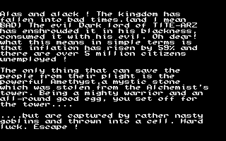 Dungeons, Amethysts, Alchemists'n Everythin' atari screenshot