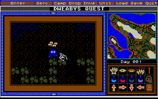 Dweabys Quest atari screenshot