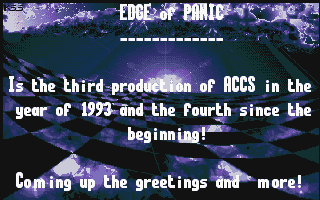 Edge of Panic (The) atari screenshot