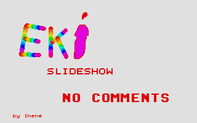 Eki Slideshow - No Comments atari screenshot