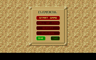 Elemental atari screenshot