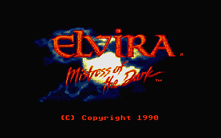 Elvira - Mistress of the Dark atari screenshot