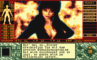 Elvira II - The Jaws of Cerberus atari screenshot