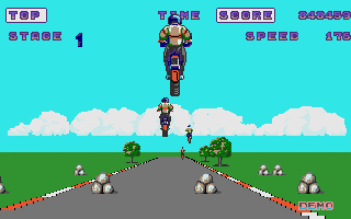 Enduro Racer atari screenshot
