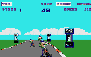 Enduro Racer atari screenshot