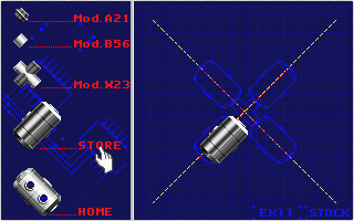 ESS - European Space Simulator atari screenshot