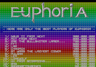 Euphoria atari screenshot
