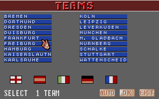 European Champions atari screenshot