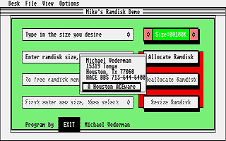 Evesham Micros Public Domain Software atari screenshot