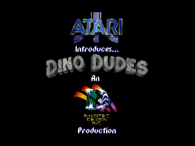 Evolution Dino Dudes atari screenshot