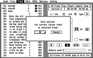 EZ-Track atari screenshot
