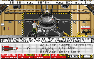 F-16 Combat Pilot atari screenshot