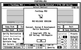 FastCopy (FCopy) atari screenshot