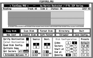 FastCopy (FCopy) atari screenshot
