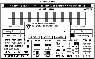 FastCopy (FCopy) atari screenshot