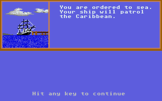 Fighting Sail atari screenshot