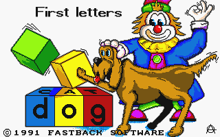 First Letters and Words atari screenshot