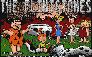 Flintstones atari screenshot