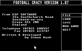 Football Crazy atari screenshot