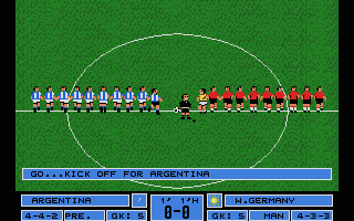 Football Simulation atari screenshot