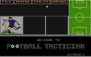 Football Tactician (Div One) atari screenshot