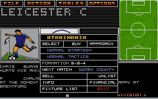 Football Tactician (Div One) atari screenshot