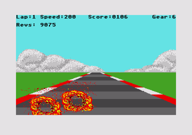 Formula 1 Grand Prix atari screenshot