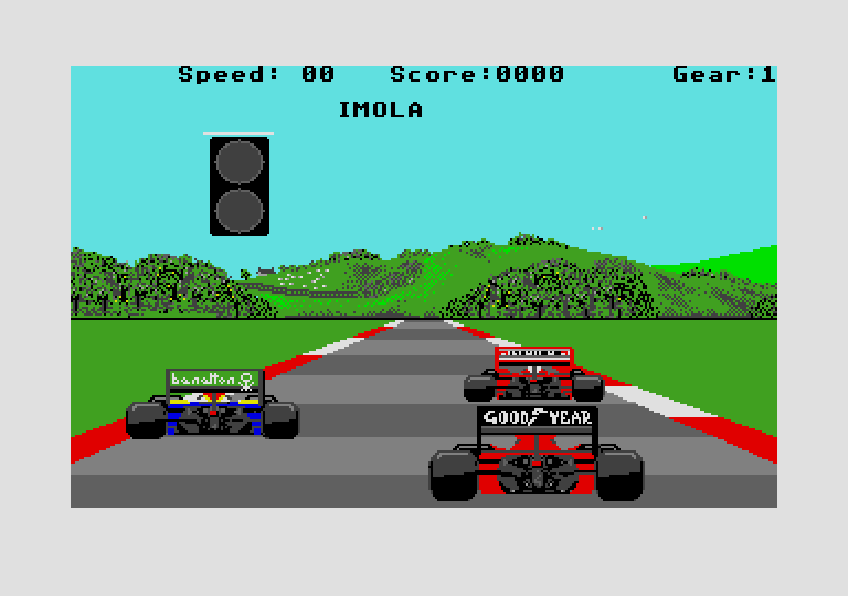 Formula 1 Grand Prix atari screenshot