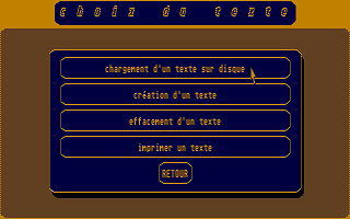 Francais CM1, CM2, 6ème atari screenshot