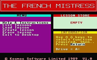 French Mistress atari screenshot