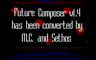 Future Comoser v1.4 Preview atari screenshot