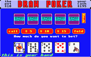 Gambler (The) atari screenshot
