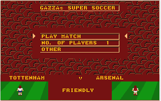 Gazza's Super Soccer atari screenshot