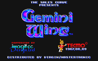 Gemini Wing atari screenshot