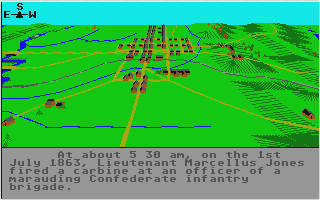 Gettysburg atari screenshot