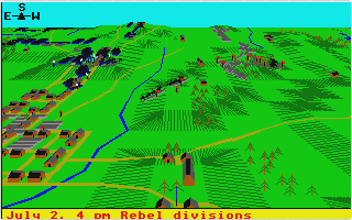 Gettysburg atari screenshot