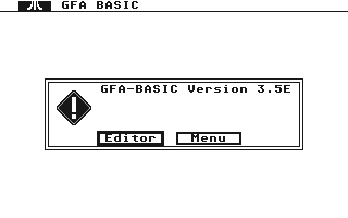 GFA BASIC atari screenshot