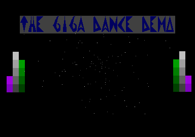 Giga Dance Demo atari screenshot