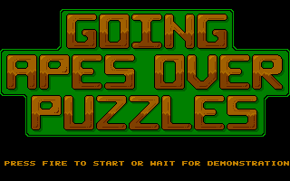 Going Apes over Puzzles atari screenshot