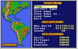 Gold of the Americas - The Conquest of the New World atari screenshot