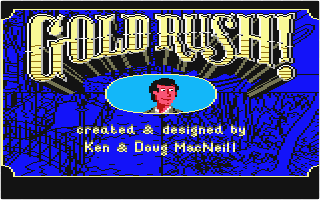 Gold Rush! atari screenshot