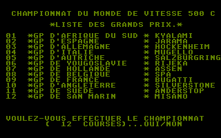 Grand Prix 500CC atari screenshot
