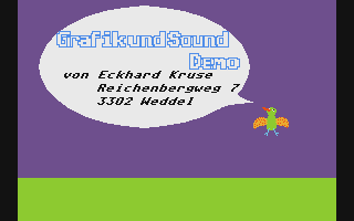 Grafik und Sound Demo atari screenshot