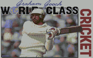 Graham Gooch World Class Cricket atari screenshot