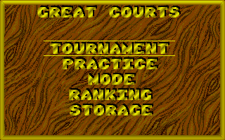 Great Courts atari screenshot
