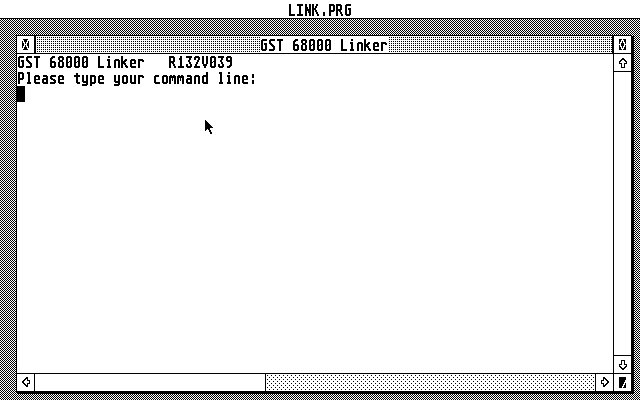 GST C-Compiler atari screenshot