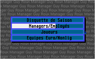 Guy Roux Manager - Planete Foot atari screenshot