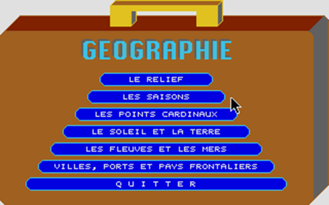 Géographie - Primaire atari screenshot