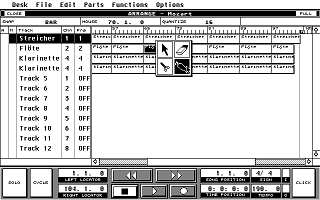 Happy Music Atari MIDI Studio atari screenshot